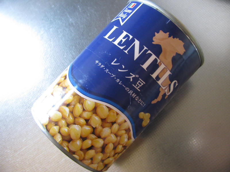 レンズ豆 を業務スーパーで買って食べてみたんだ 缶詰 イタリアから直輸入 レンズ豆の水煮缶 カフェビショップ